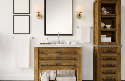 Armoires à miroir pour une salle de bains unique