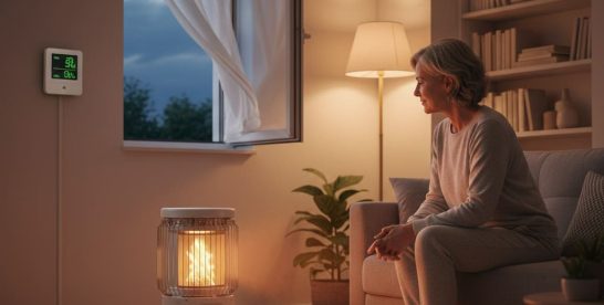 Aérer la pièce : indispensable avec un chauffage d’appoint à combustion
