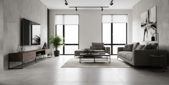Carrelage 60×60 gris béton : le standard industriel chic