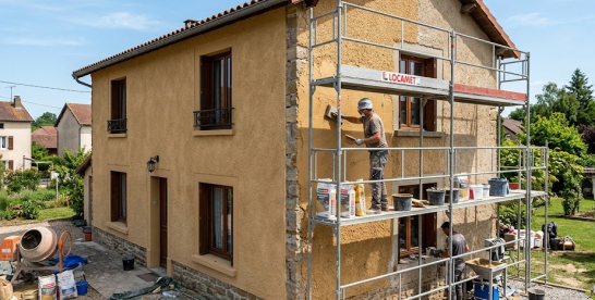 Ravalement de façade en finition grattée : esthétique, résistance et caractère